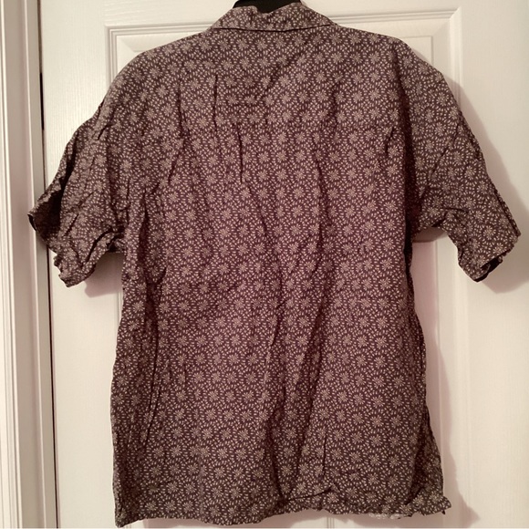 Perry Ellis Cottons Size XL Patterned Button Up Shirt 100% Cotton - Picture 3 of 5